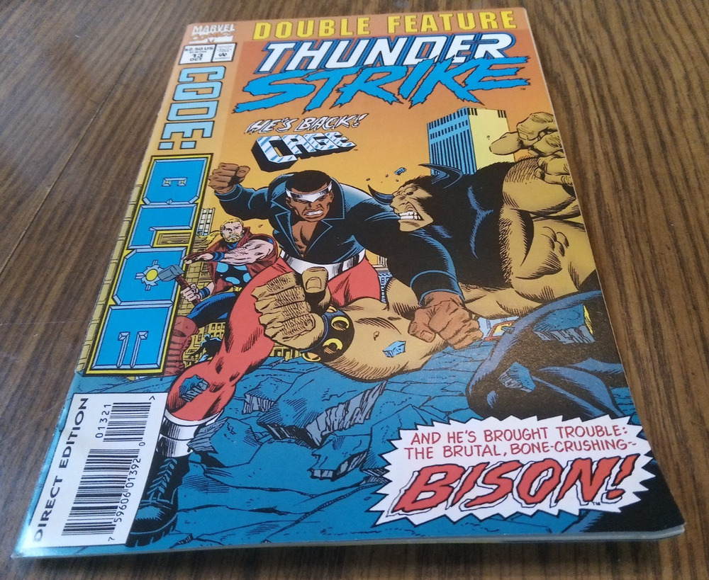 Marvel Double Feature...Thunderstrike/Code Blue #13 October 1994 Marvel Comics